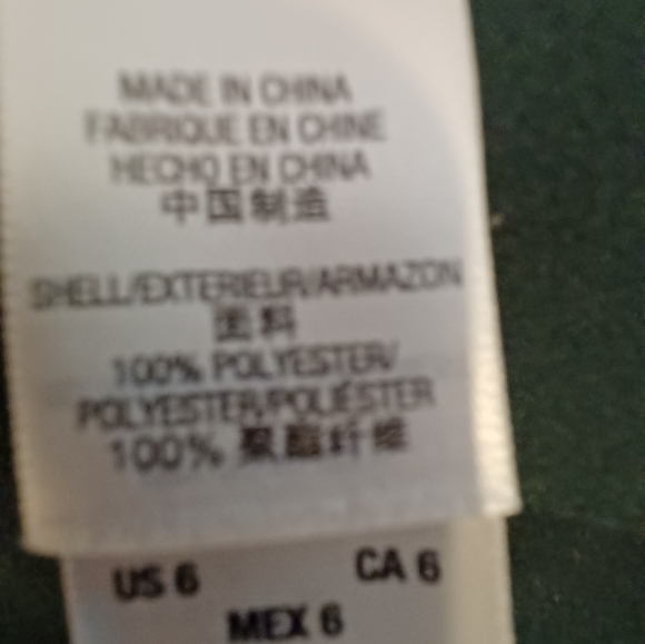 Juicy Couture women's blouse size 6 evergreen - Picture 8 of 8